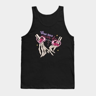 True Love Never Dies Valentines Day Tank Top